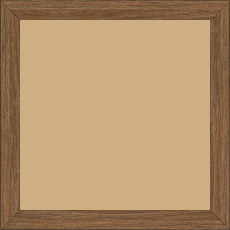 Cadre bois profil plat largeur 2cm décor bois chêne doré - 20x30