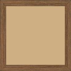 Cadre bois profil plat largeur 2cm décor bois chêne doré