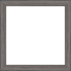 Cadre bois profil plat largeur 2cm décor bois gris - 70x70 Cadre bois profil plat largeur 2cm décor bois gris - 70x70