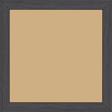 Cadre bois profil plat largeur 2cm décor bois noir ébène - 33x95