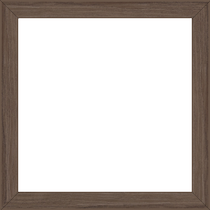 Cadre bois profil plat largeur 2cm décor bois noyer - 70x70 Cadre bois profil plat largeur 2cm décor bois noyer - 70x70