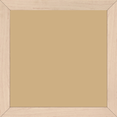 Cadre bois profil plat largeur 2cm décor bois blanc naturel - 18x24