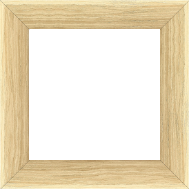 Cadre bois profil plat largeur 4.2cm décor bois naturel - 30x30 Cadre bois profil plat largeur 4.2cm décor bois naturel - 30x30