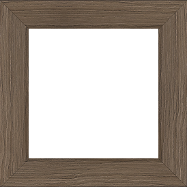 Cadre bois profil plat largeur 4.2cm décor bois noyer - 70x70 Cadre bois profil plat largeur 4.2cm décor bois noyer - 70x70