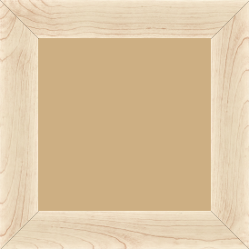 Cadre bois profil plat largeur 4.2cm décor bois blanc naturel - 84.1x118.9