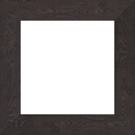 Cadre bois profil plat largeur 4.2cm décor bois wengé foncé - 30x30 Cadre bois profil plat largeur 4.2cm décor bois wengé foncé - 30x30