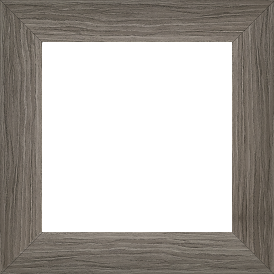 Cadre bois profil plat largeur 4.2cm décor bois gris - 55x46