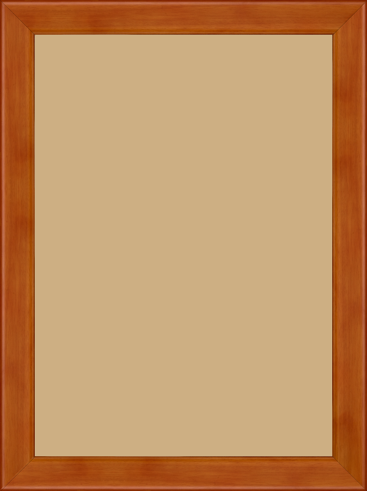 Cadre  bois orange — 42 x 59.4