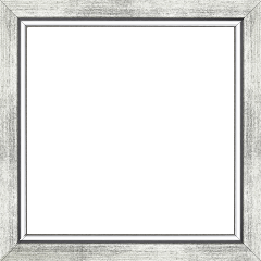 Cadre bois profil plat largeur 2.5cm couleur argent chaud filet argent froid surligné noir - 40x50 Cadre bois profil plat largeur 2.5cm couleur argent chaud filet argent froid surligné noir - 40x50
