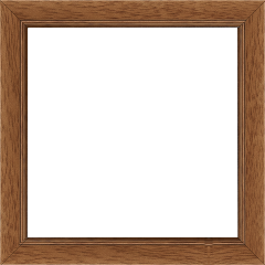 Cadre bois profil plat largeur 2.5cm couleur marron ton bois - 30x30 Cadre bois profil plat largeur 2.5cm couleur marron ton bois - 30x30