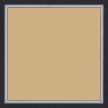 Cadre bois profil plat largeur 1.6cm couleur noir mat finition pore bouché filet argent mat en retrait de la face du cadre de 6mm assurant un effet très original - 40x60 Cadre bois profil plat largeur 1.6cm couleur noir mat finition pore bouché filet argent mat en retrait de la face du cadre de 6mm assurant un effet très original - 40x60