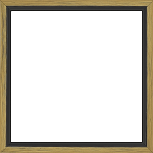 Cadre bois profil plat largeur 1.6cm couleur or contemporain filet noir en retrait de la face du cadre de 6mm assurant un effet très original - 34x46 Cadre bois profil plat largeur 1.6cm couleur or contemporain filet noir en retrait de la face du cadre de 6mm assurant un effet très original - 34x46
