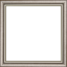 Cadre bois profil arrondi largeur 2.1cm  couleur plomb filet argent chaud - 34x46 Cadre bois profil arrondi largeur 2.1cm  couleur plomb filet argent chaud - 34x46