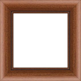 Cadre bois profil arrondi largeur 4.7cm couleur marron ton bois satiné rehaussé d'un filet noir - 84.1x118.9 Cadre bois profil arrondi largeur 4.7cm couleur marron ton bois satiné rehaussé d'un filet noir - 84.1x118.9
