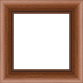 Cadre bois profil arrondi largeur 4.7cm couleur marron ton bois satiné rehaussé d'un filet noir - 116x73 Cadre bois profil arrondi largeur 4.7cm couleur marron ton bois satiné rehaussé d'un filet noir - 116x73