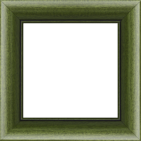 Cadre bois profil arrondi largeur 4.7cm couleur vert sapin satiné rehaussé d'un filet noir - 40x50 Cadre bois profil arrondi largeur 4.7cm couleur vert sapin satiné rehaussé d'un filet noir - 40x50