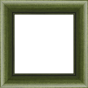 Cadre bois profil arrondi largeur 4.7cm couleur vert sapin satiné rehaussé d'un filet noir - 116x73 Cadre bois profil arrondi largeur 4.7cm couleur vert sapin satiné rehaussé d'un filet noir - 116x73