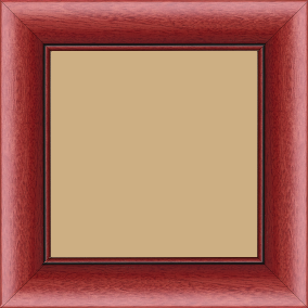 Cadre bois profil arrondi largeur 4.7cm couleur rouge cerise satiné rehaussé d'un filet noir - 50x100 Cadre bois profil arrondi largeur 4.7cm couleur rouge cerise satiné rehaussé d'un filet noir - 50x100