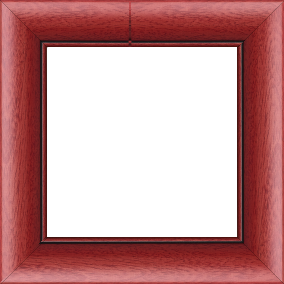 Cadre bois profil arrondi largeur 4.7cm couleur rouge cerise satiné rehaussé d'un filet noir - 59.4x84.1 Cadre bois profil arrondi largeur 4.7cm couleur rouge cerise satiné rehaussé d'un filet noir - 59.4x84.1