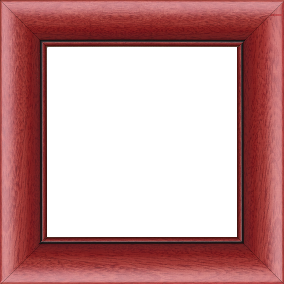 Cadre bois profil arrondi largeur 4.7cm couleur rouge cerise satiné rehaussé d'un filet noir - 116x73 Cadre bois profil arrondi largeur 4.7cm couleur rouge cerise satiné rehaussé d'un filet noir - 116x73