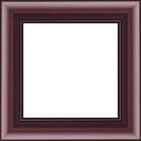 Cadre bois profil arrondi largeur 4.7cm couleur bordeaux lie de vin satiné rehaussé d'un filet noir - 59.4x84.1 Cadre bois profil arrondi largeur 4.7cm couleur bordeaux lie de vin satiné rehaussé d'un filet noir - 59.4x84.1