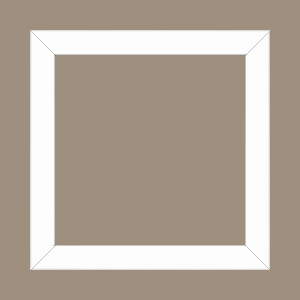Cadre bois profil plat largeur 2.5cm hauteur 4.8cm couleur blanc mat finition pore bouché (hauteur feuillure 4.3cm ) - 84.1x118.9 Cadre bois profil plat largeur 2.5cm hauteur 4.8cm couleur blanc mat finition pore bouché (hauteur feuillure 4.3cm ) - 84.1x118.9