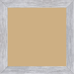 Cadre bois profil plat largeur 2.5cm hauteur 4.8cm argent contemporain (hauteur feuillure 4.3cm ) - 40x50 Cadre bois profil plat largeur 2.5cm hauteur 4.8cm argent contemporain (hauteur feuillure 4.3cm ) - 40x50