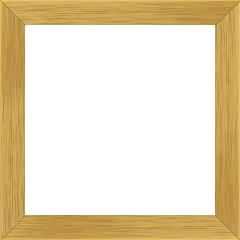 Cadre bois profil plat largeur 2.5cm hauteur 4.8cm or contemporain (hauteur feuillure 4.3cm ) - 41x27 Cadre bois profil plat largeur 2.5cm hauteur 4.8cm or contemporain (hauteur feuillure 4.3cm ) - 41x27