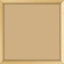 Cadre bois profil demi rond largeur 1.5cm couleur naturel satiné - 28x34