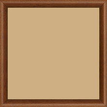 Cadre bois profil demi rond largeur 1.5cm couleur marron ton bois extérieur ébène