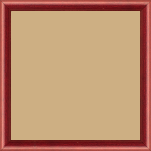 Cadre bois profil demi rond largeur 1.5cm couleur bordeaux satiné - 15x21