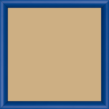 Cadre bois profil demi rond largeur 1.5cm couleur bleu français mat