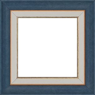 Cadre bois profil incurvé largeur 3.9cm couleur bleu pétrole satiné filet or + bois profil plat marie louise largeur 2.5cm couleur crème filet or (largeur totale du cadre 5.8cm) - 116x73 Cadre bois profil incurvé largeur 3.9cm couleur bleu pétrole satiné filet or + bois profil plat marie louise largeur 2.5cm couleur crème filet or (largeur totale du cadre 5.8cm) - 116x73