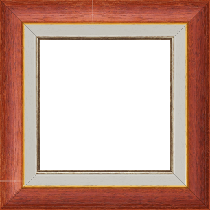 Cadre bois profil incurvé largeur 3.9cm couleur acajou satiné filet or + bois profil plat marie louise largeur 2.5cm couleur crème filet or (largeur totale du cadre 5.8cm) - 116x73 Cadre bois profil incurvé largeur 3.9cm couleur acajou satiné filet or + bois profil plat marie louise largeur 2.5cm couleur crème filet or (largeur totale du cadre 5.8cm) - 116x73