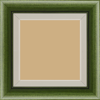Cadre bois profil arrondi largeur 4.7cm couleur vert sapin satiné rehaussé d'un filet noir + bois profil plat marie louise largeur 2.5cm couleur crème filet crème (largeur totale du cadre 6.4cm) - 20x30 Cadre bois profil arrondi largeur 4.7cm couleur vert sapin satiné rehaussé d'un filet noir + bois profil plat marie louise largeur 2.5cm couleur crème filet crème (largeur totale du cadre 6.4cm) - 20x30