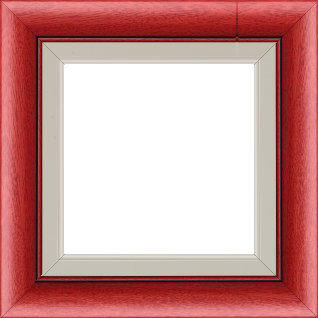 Cadre bois profil arrondi largeur 4.7cm couleur rouge cerise satiné rehaussé d'un filet noir + bois profil plat marie louise largeur 2.5cm couleur crème filet crème (largeur totale du cadre 6.4cm) - 59.4x84.1 Cadre bois profil arrondi largeur 4.7cm couleur rouge cerise satiné rehaussé d'un filet noir + bois profil plat marie louise largeur 2.5cm couleur crème filet crème (largeur totale du cadre 6.4cm) - 59.4x84.1