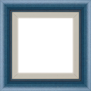 Cadre bois profil arrondi largeur 4.7cm couleur bleu cobalt satiné rehaussé d'un filet noir + bois profil plat marie louise largeur 2.5cm couleur crème filet crème (largeur totale du cadre 6.4cm) - 30x74 Cadre bois profil arrondi largeur 4.7cm couleur bleu cobalt satiné rehaussé d'un filet noir + bois profil plat marie louise largeur 2.5cm couleur crème filet crème (largeur totale du cadre 6.4cm) - 30x74
