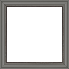 Cadre bois profil doucine inversée largeur 2.3cm gris satiné bord ressuyé - 30x30 Cadre bois profil doucine inversée largeur 2.3cm gris satiné bord ressuyé - 30x30