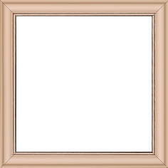 Cadre bois profil doucine inversée largeur 2.3cm rose tendre satiné bord ressuyé - 30x30 Cadre bois profil doucine inversée largeur 2.3cm rose tendre satiné bord ressuyé - 30x30