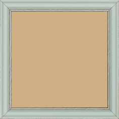 Cadre bois profil doucine inversée largeur 2.3cm bleu tendre satiné bord ressuyé - 40x50 Cadre bois profil doucine inversée largeur 2.3cm bleu tendre satiné bord ressuyé - 40x50