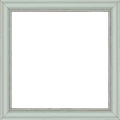 Cadre bois profil doucine inversée largeur 2.3cm bleu tendre satiné bord ressuyé - 30x30 Cadre bois profil doucine inversée largeur 2.3cm bleu tendre satiné bord ressuyé - 30x30