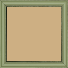 Cadre bois profil doucine inversée largeur 2.3cm vert tilleul satiné bord ressuyé - 40x50 Cadre bois profil doucine inversée largeur 2.3cm vert tilleul satiné bord ressuyé - 40x50