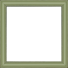 Cadre bois profil doucine inversée largeur 2.3cm vert tilleul satiné bord ressuyé - 30x30 Cadre bois profil doucine inversée largeur 2.3cm vert tilleul satiné bord ressuyé - 30x30