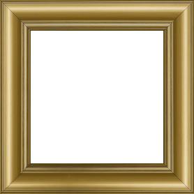 Cadre bois profil doucine inversée largeur 4.4cm or gorge or - 70x70 Cadre bois profil doucine inversée largeur 4.4cm or gorge or - 70x70