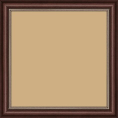 Cadre bois profil doucine inversée largeur 2.3cm bordeaux satiné double filet or - 40x40 Cadre bois profil doucine inversée largeur 2.3cm bordeaux satiné double filet or - 40x40