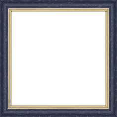 Cadre bois profil doucine inversée largeur 2.3cm noir anthracite cérusé double filet or - 30x30 Cadre bois profil doucine inversée largeur 2.3cm noir anthracite cérusé double filet or - 30x30