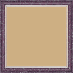 Cadre bois profil doucine inversée largeur 2.3cm cassis cérusé double filet or - 40x50 Cadre bois profil doucine inversée largeur 2.3cm cassis cérusé double filet or - 40x50