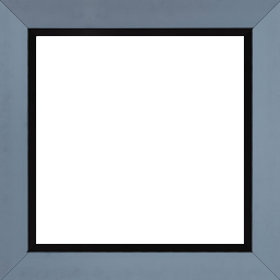 Cadre bois profil plat largeur 3.3cm couleur bleu pétrole satiné nez noir - 59.4x84.1 Cadre bois profil plat largeur 3.3cm couleur bleu pétrole satiné nez noir - 59.4x84.1