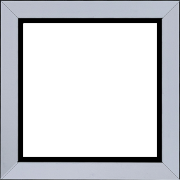Cadre bois profil plat largeur 3.3cm couleur bleu clair satiné nez noir - 59.4x84.1 Cadre bois profil plat largeur 3.3cm couleur bleu clair satiné nez noir - 59.4x84.1