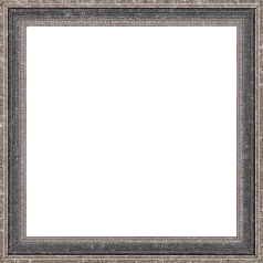 Cadre bois profil incurvé largeur 2.4cm argent antique gorge gris noirci vieilli filet perle argent - 59.4x84.1 Cadre bois profil incurvé largeur 2.4cm argent antique gorge gris noirci vieilli filet perle argent - 59.4x84.1